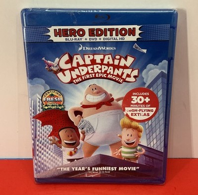 Captain Underpants: the First Epic Movie Hero Edition (Blu-ray + DVD + Digital)
