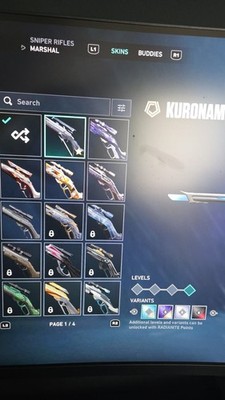 VALORANT PC In-Game Skins Sammlung: Marshal Operator Ares Phantom Vandal