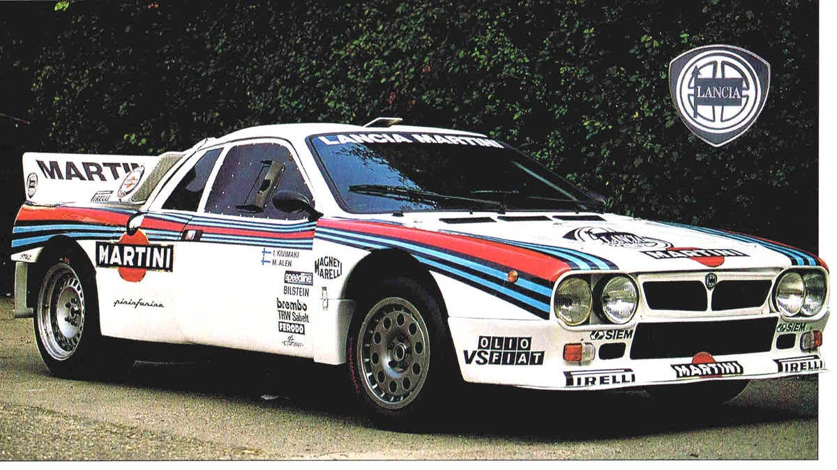 LANCIA RALLY 037 Evo 2 Rally SPEC SHEET / Brochure: 1985,1984,1983