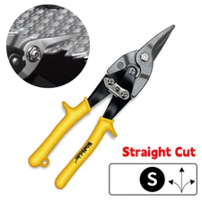 Heavy Duty Aviation Tin Snip Cutter STRAIGHT Cut for Sheet Metal Tool Cutting