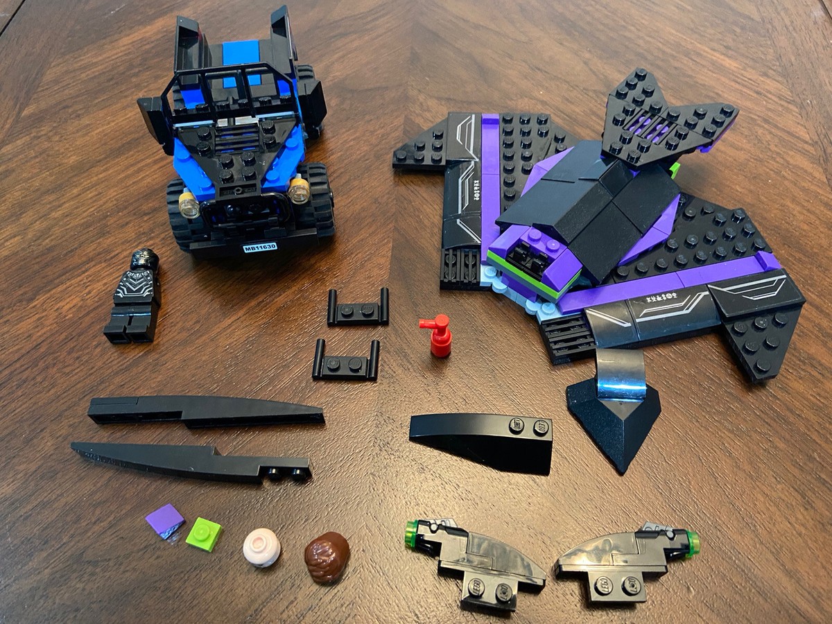 LEGO Marvel Captain America Black Panther Pursuit 76047 Incomplete