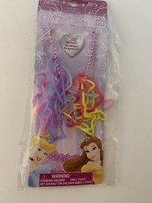 New Disney Princess Silicone Bracelets 12 Fun Shapes Colors With Necklace