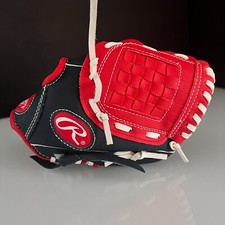Rawlings Kids Baseball Glove RHT Red White Blue WPL95NS Player Series Basket Web