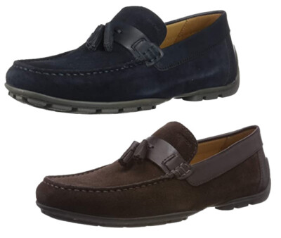 GEOX Men's U Moner A Driving Moccasin Loafers, Color Options