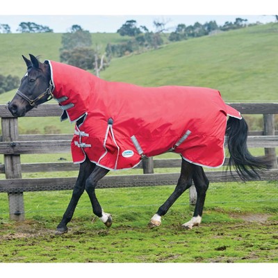 Weatherbeeta Comfitec Classic Combo Lite Turnout Red/Silver/Navy