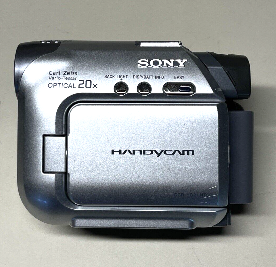 Sony Handycam DCRHC21 Mini DV Camcorder 800X Zoom Opt 20XCamera Only