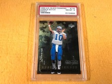 D3-32 FOOTBALL CARD - CHARLIE BATCH LIONS ROOKIE - 1998 UPPER DECK - GRADE 8