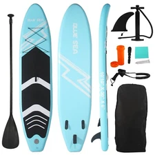 10ft 10in Inflatable Stand Up Paddle Board  SUP Adult Paddleboard Non-Slip Deck