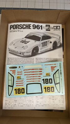 Tamiya 1/24 Porsche 961 Le Mans 24 Hours 1986 Model Unstarted | eBay