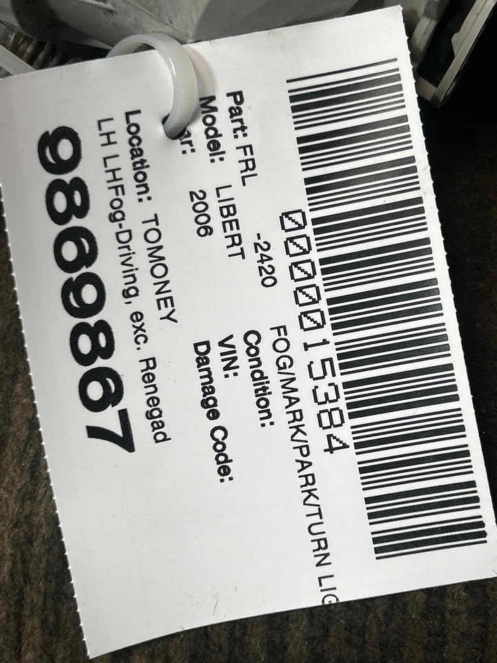 Fits 2005-07 JEEP LIBERTY Fog Light OEM:55156866AA Foto 4 de 4