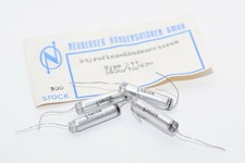 4x Styroflex Kondensator von Siemens / Neuberger Typ 311, 5.6 nF / 630 V, NOS