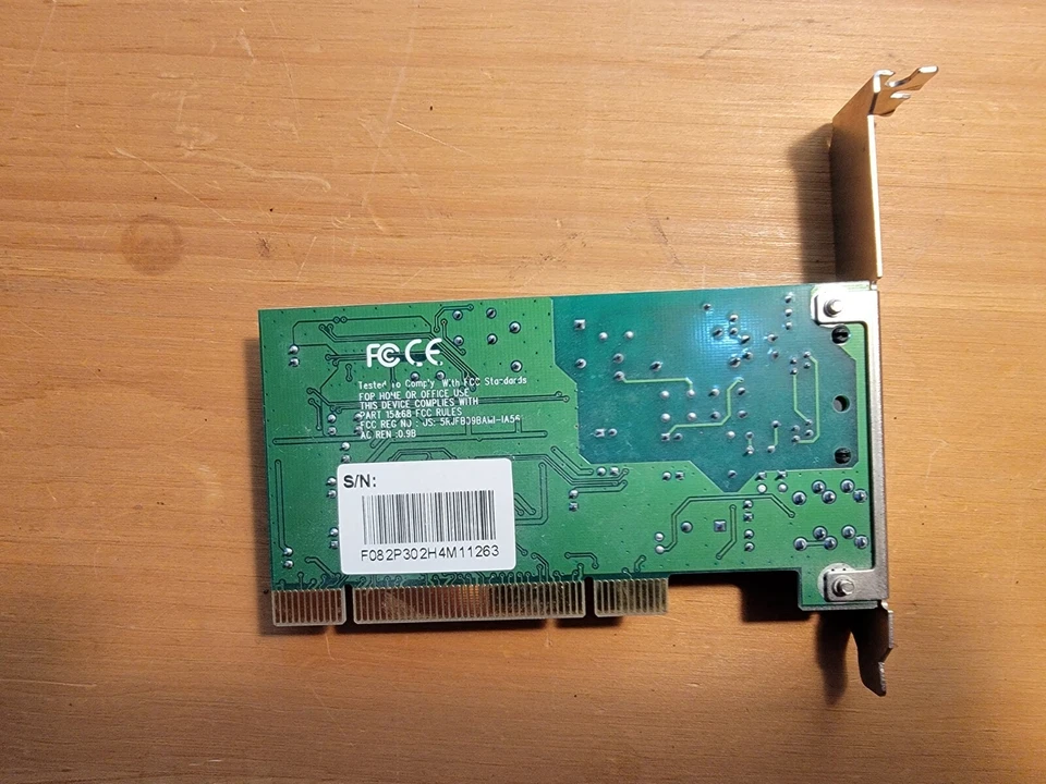 Intel Modem PCI Data Fax Adapter Card 5RJFB09BAMI-IA56 - Image 2 of 3