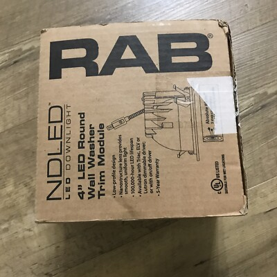 #ad Rab Led Downlight 4” Led Round Well Washer Trim Module $49.99