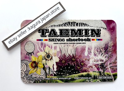 SHINee Taemin Sherlock Japanese Ver. CD + Photocard Set Normal