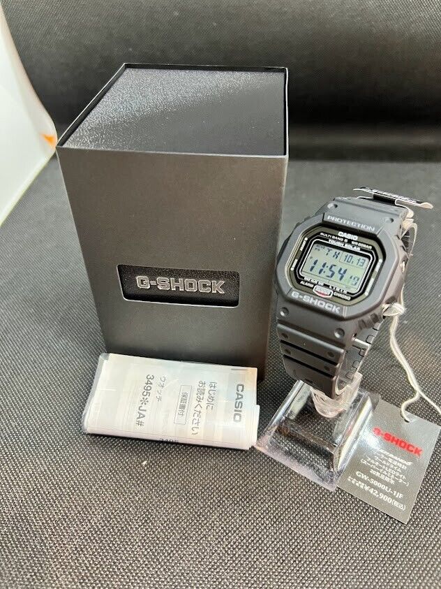Casio G-Shock GW-5000U-1JF Black Tough Mens Watch Japan Casio G-Shock GW-5000U-1JF Black Tough Mens Watch Japan