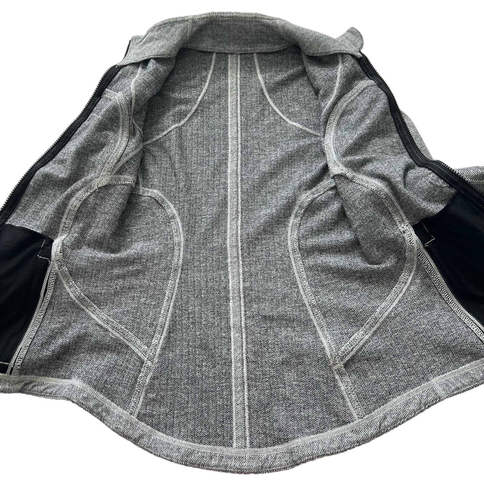 Lululemon Forme Ghost Herringbone Gray White Jack… - image 7