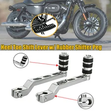 Heel Toe Gear Shifter Shift Lever Shift Pedal Peg For Harley Softail FXSTC FXST