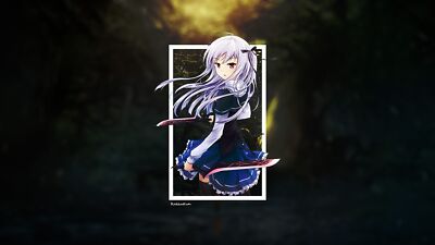 Anime girls absolute duo sigtuna julie nature Playmat Game Mat Desk