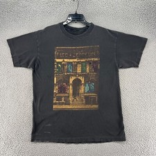 Camicia Vintage Led Zeppelin Extra Large Rock Band Anni 80 Grunge Graffiti Fisici