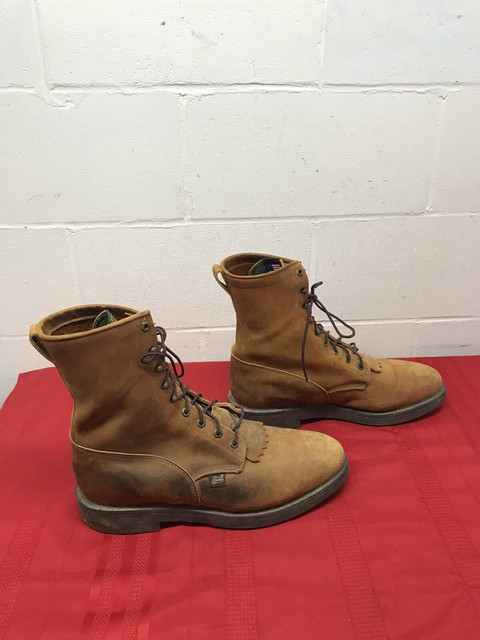 justin chukka work boots