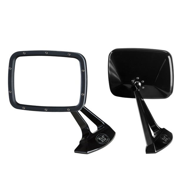 Billet C10 Sport Truck Mirrors by Billet Rides Gloss Black (Pair) eBay