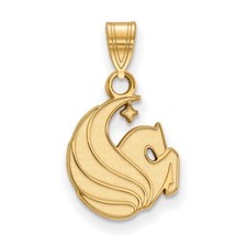 14k Yellow Gold LogoArt University of Central Florida Pegasus Small Pendant