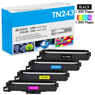 TRUE IMAGE Toner XXL TN-243 compatibile per Brother HL-L3210 HL-L3210CW HL-L3230 HL-L3230CDW