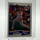 1990 Fleer Joe Carter Baseball Card #489 Mint FREE SHIPPING