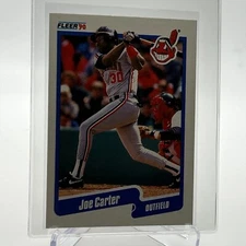 1990 Fleer Joe Carter Baseball Card #489 Mint FREE SHIPPING