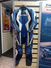 SPIDI Proto-One Pista Road Leder Ganzanzug BLAU/SCHWARZ/SILVER GR. 48