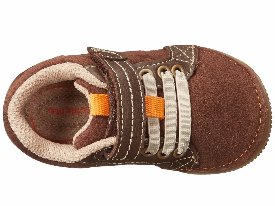 Stride Rite Niños Pequeños Zapatos Suaves Marrón Infante Niños Talla 4 Anchos Foto 2 de 4