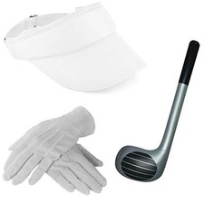 GOLF GOLFER MENS LADIES PUB COSTUME ACCESSORIES FANCY DRESS HEN STAG NIGHT LOT