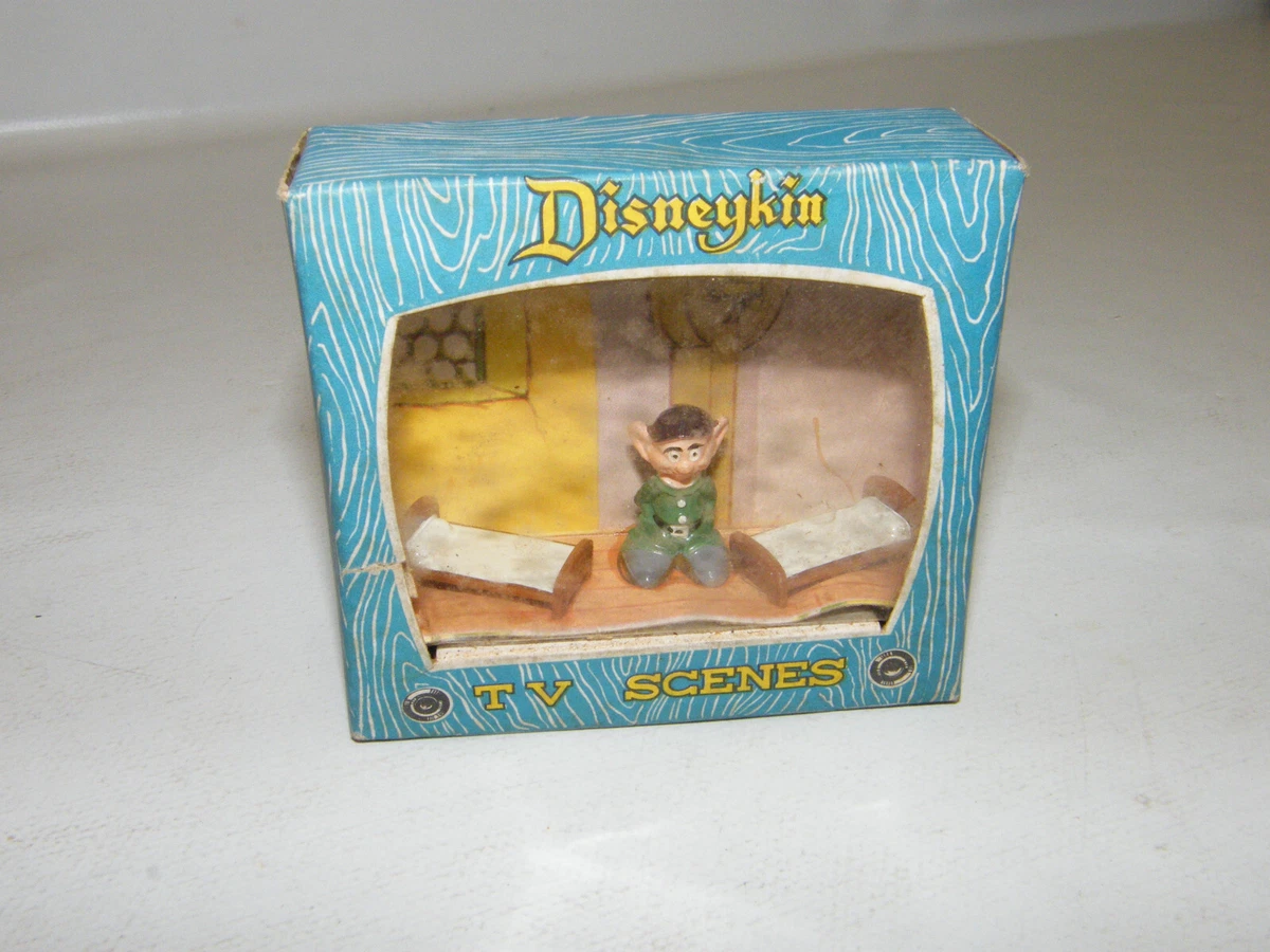 SCHNEEWITTCHEN & 7 ZWERGE SET 2 PVC FIGUR TV SCENES MARX TOYS 60er JAHREN DISNEY