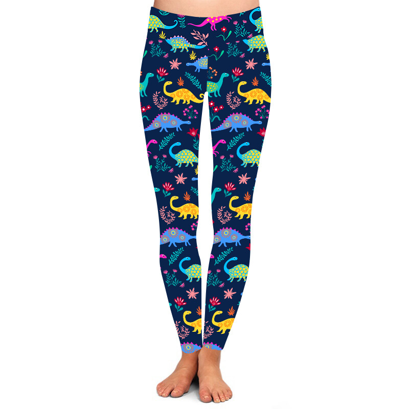 Dinosaurs Printed leggings Yoga Elasticated women's Kids sizes