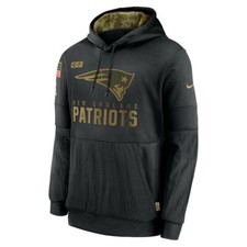 2020 New England Patriots Mens NFL Nike Salute to Service Hoodie Sweatshirt XL 