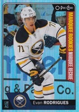 2016-17 OPC RAINBOW MARQUEE ROOKIES # 599 EVAN RODRIGUES SABRES