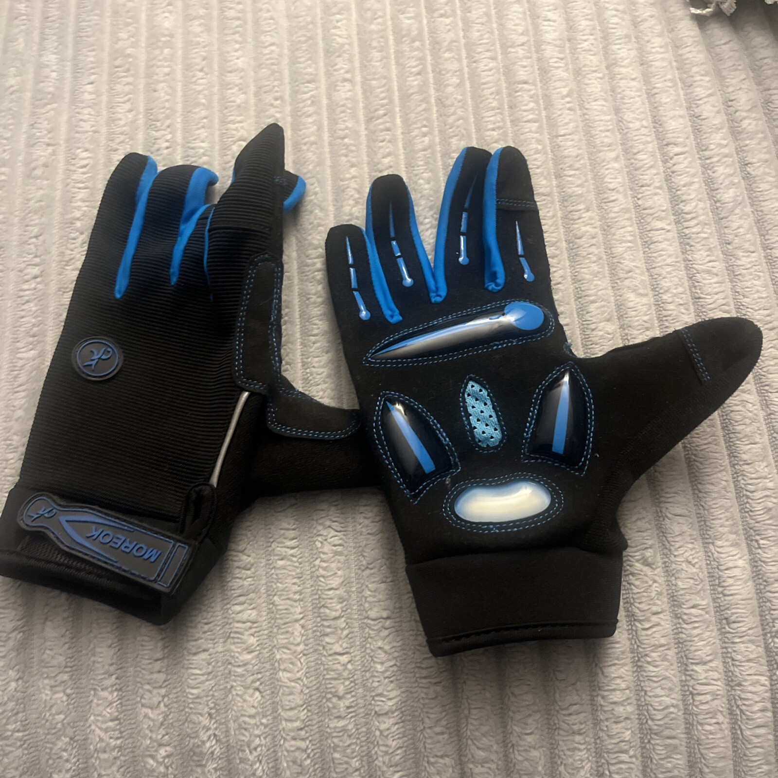 MOREOK Cycling Gloves Full Finger Mountain Bike Gloves Gel Padded