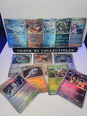 POKEMON PRISMATIC EVOLUTION Poke Ball Lot 12 Cards NM PACK FRESH - FREE SHIP  