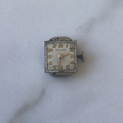 Wittnauer wind up watch movement & dial 17 jewel watch parts auctions Deals Sale