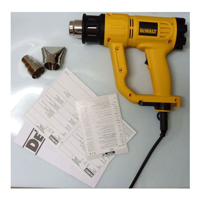 DEWALT Heat Gun D26411 1800W 50600 220V dryer w/2 x Nozzles for sale online eBay