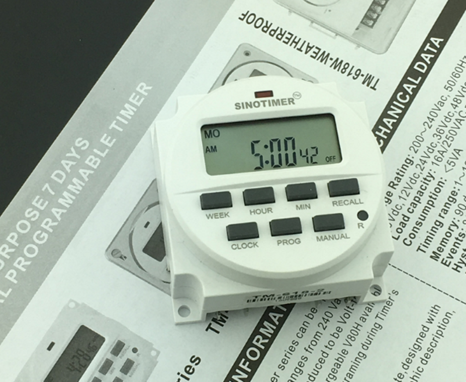 12v Digital Timer Switch 12 Volt Programmable Timer Switch