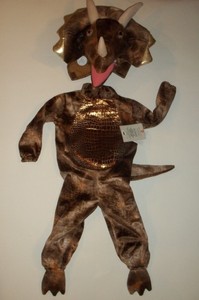 Pottery Barn Kids Halloween Toddler Light Up Triceratops Costume