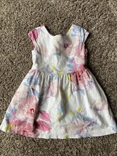 Gap Kids Girl s Ivory Flowered Sundress Size Small