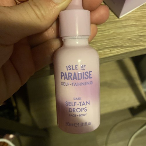 Isle of Paradise DARK Face & Body Self Tanning Drops - 1.01 oz, 30 ml nwob - Picture 4 of 6