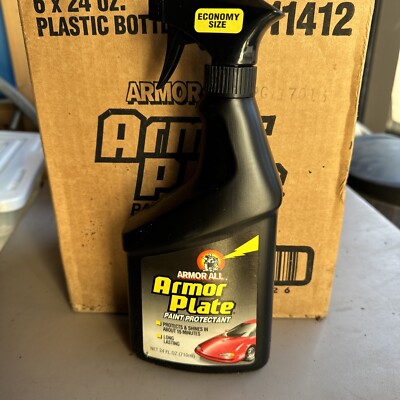 New Vintage Armor All ARMOR PLATE Paint Protectant NOS Huge 24 Oz Economy Size!
