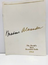 Madame Alexander 1984 Worlds Most Beautiful Dolls Full Line Color Doll Catalog