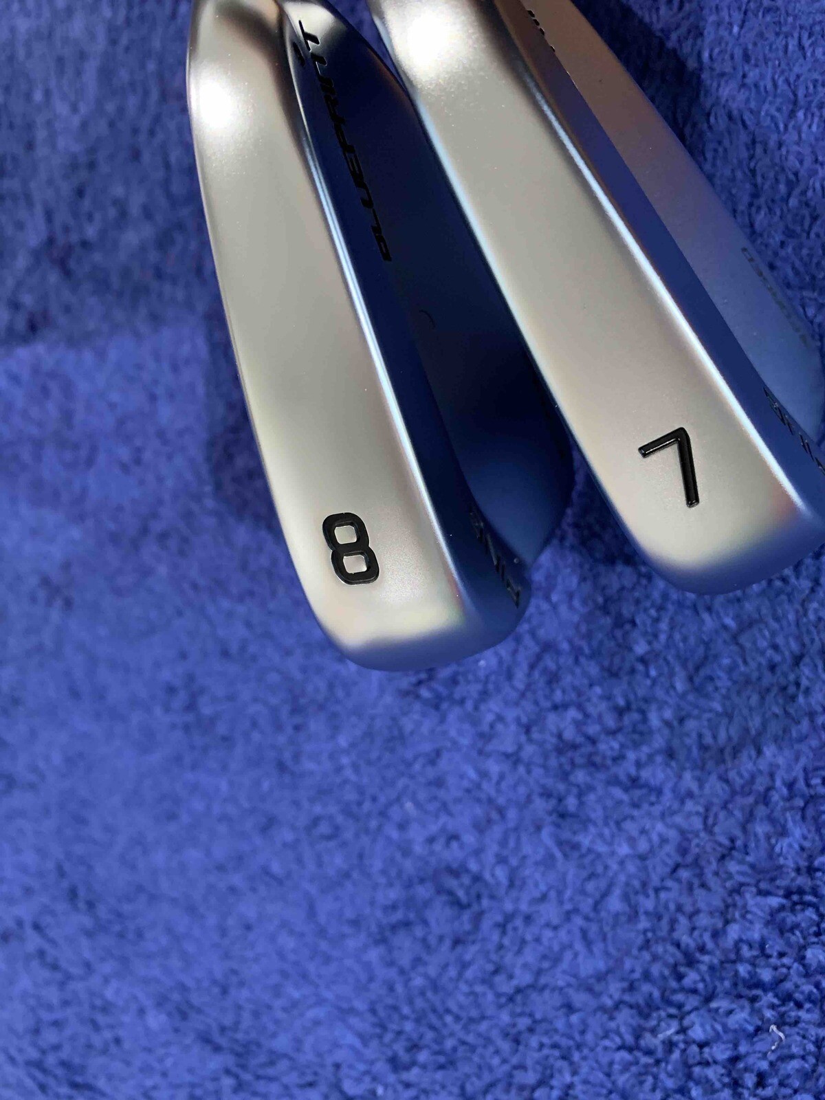 PING BLUEPRINT IRONS 4PW, AWT 2.0 REGULAR STEEL, RH, SHOP WORN! MAKE