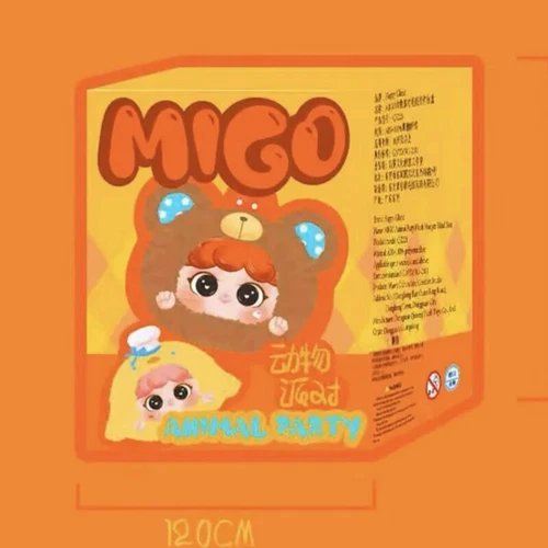 Authentisches Baby drei Jahre Migo Tier Party Serie Blindbox trendiges Spielzeug - Bild 20 von 36