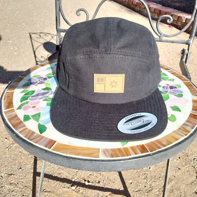DC Cap Hat Baseball Cap Adjustable 5 Panel Black DC StarPatch Logo Sample NOS