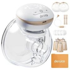 Breast pump wearable, hands free